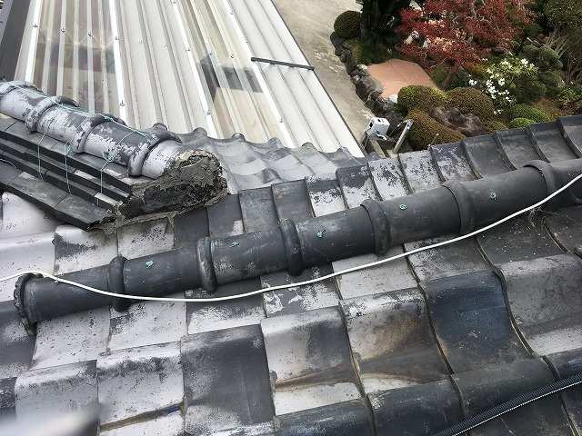 ご相談いただいた瓦屋根